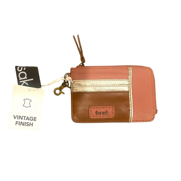 The Sak Womens Iris Leather Card Wallet Zip Around - Picture 6 of 10